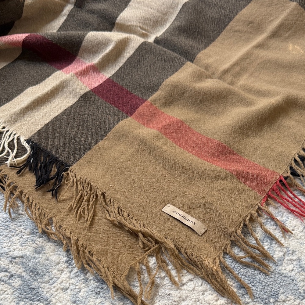Authentic Burberry Fringe Scarf